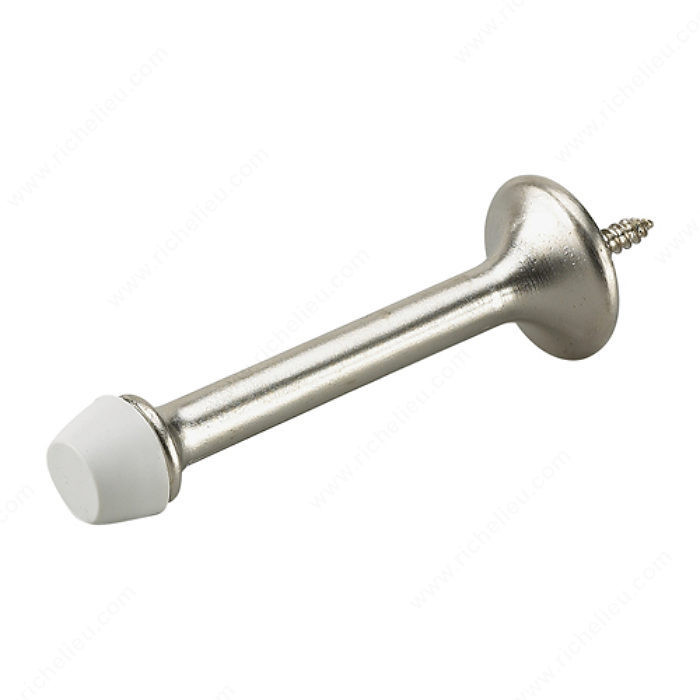 3 Rigid Door Stop, Protects walls from swing of door., Finish Brushed Nickel PRO-PACK 2