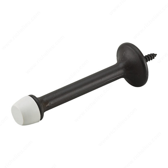 3 Rigid Door Stop, Protects walls from swing of door., Finish Oil-Rubbed Bronze PRO-PACK 2