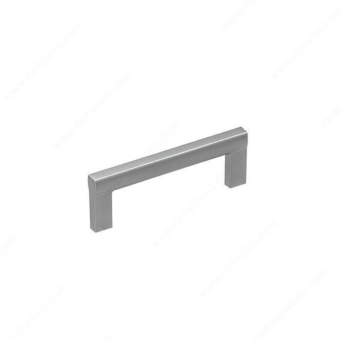 Contemporary Metal Pull - 2170, Center to Center 96 mm, Length - Overall Dimensions 108 mm