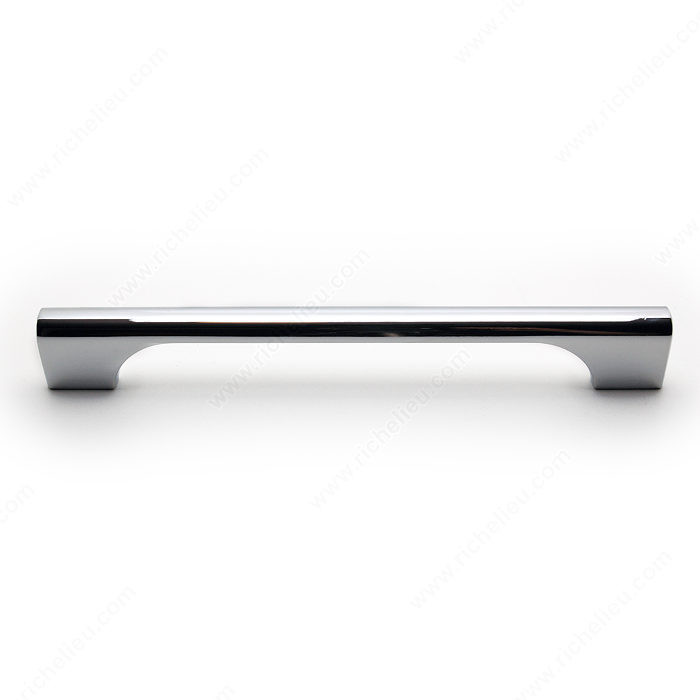 Contemporary Metal Pull - 2172, Center to Center 224 mm, Finish Chrome, Length - Overall Dimensions 235 mm