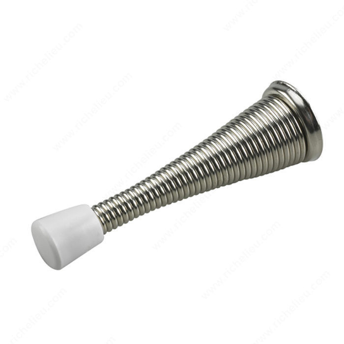 Flexi Door Stop, Protects walls from swing of door., Finish Nickel, Projection - Overall Dimensions 3 in PRO-PACK 3