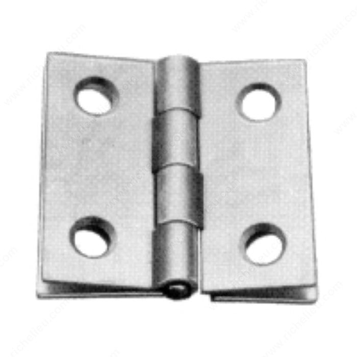 Friction Butt Hinge, Color/Finish Yellow Zinc PRO-PACK 5