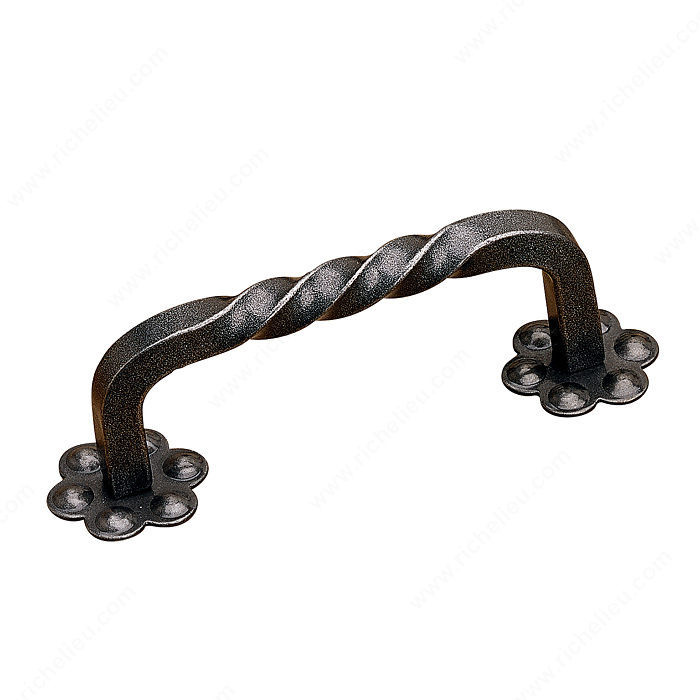Traditional Forged Iron Pull - 2201, Finish Natural Iron