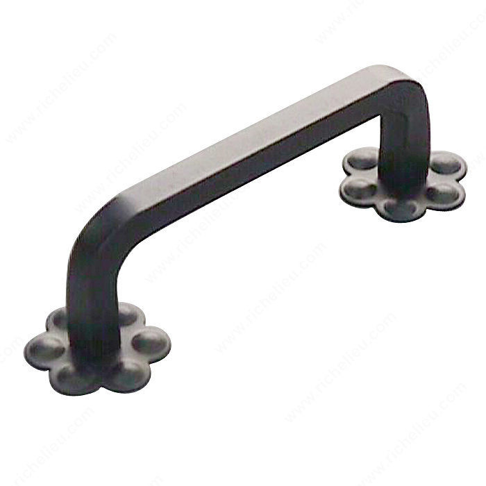 Traditional Forged Iron Pull - 2204, Finish Natural Iron