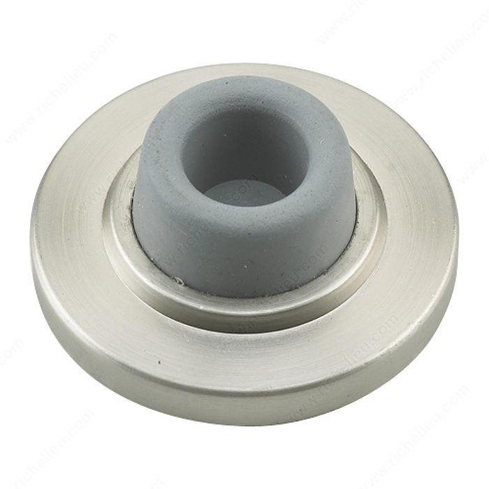 Wall Mount Door Stop - Concave, Finish Brushed Nickel