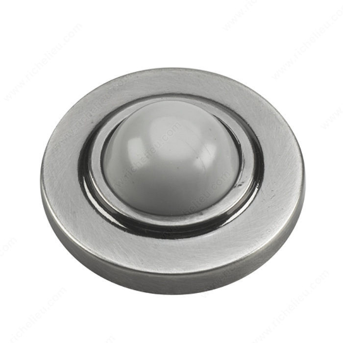 Wall Mount Door Stop - Convex, Finish Antique Nickel, Collection Door Stops, Our Divisions Onward