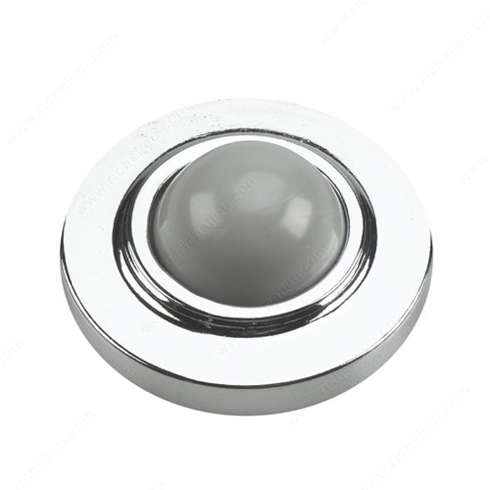 Wall Mount Door Stop - Convex, Finish Chrome, Collection Door Stops, Our Divisions Onward