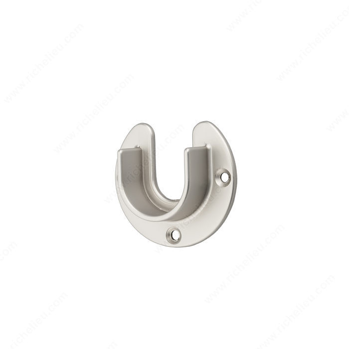 1-5/16 Open Round Support - Screw Mount, Finish Matte Nickel, Material Aluminum PRO-PACK 3