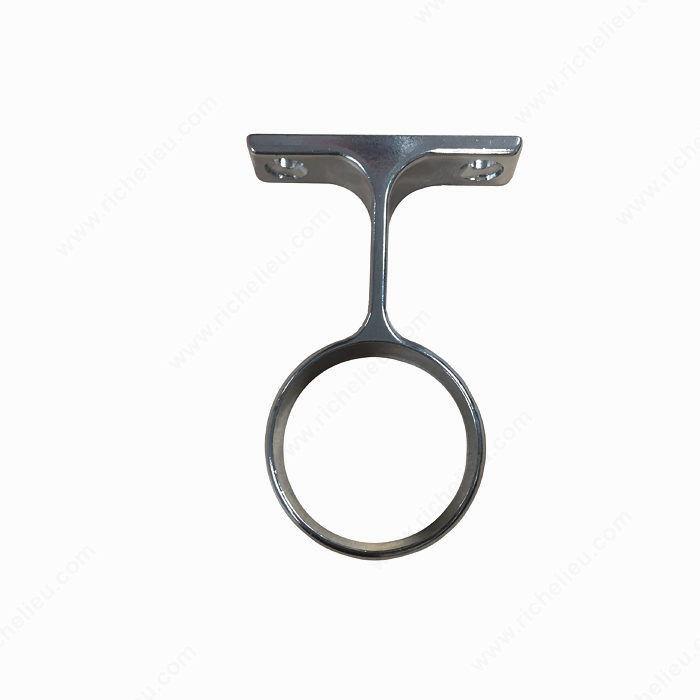 1-5/16 Central Round Support - Screw Mount, Finish Chrome, Material Steel PRO-PACK 3