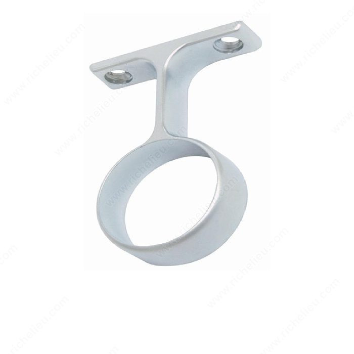 1-5/16 Central Round Support - Screw Mount, Finish Matte Chrome, Material Aluminum PRO-PACK 5