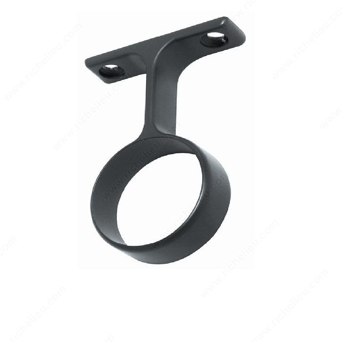 1-5/16 Central Round Support - Screw Mount, Finish Matte Black, Material Aluminum PRO-PACK 5