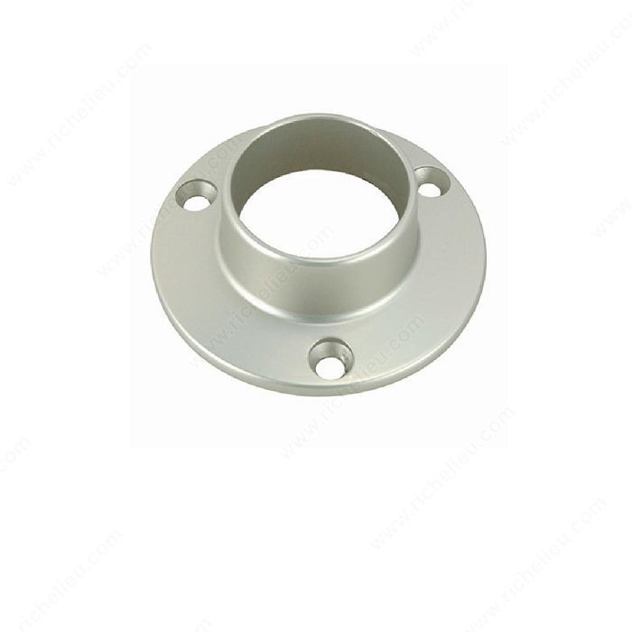 1-5/16 Closed Round Support - Screw Mount, Finish Matte Nickel, Material Aluminum PRO-PACK 3