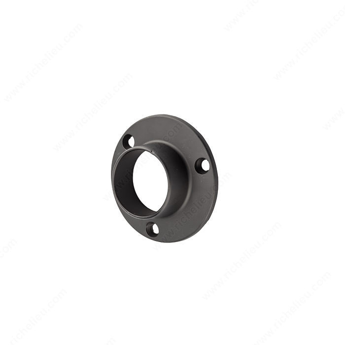 1-5/16 Closed Round Support - Screw Mount, Finish Matte Black, Material Aluminum PRO-PACK 3