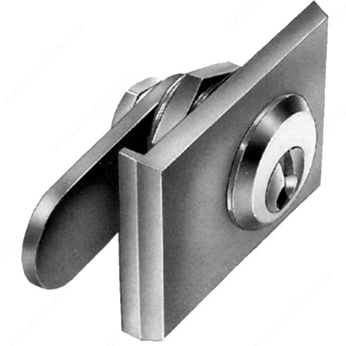 High Security Glass Door Cam Lock, Position Left