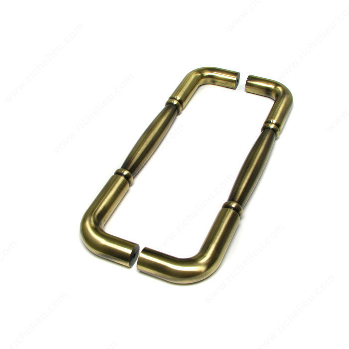 Traditional Metal Pull - 8212, Finish Antique English, Screw/Nail M6 (Back-to-Back Screws Included)