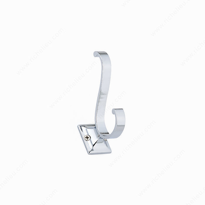 Transitional metal Hook - 924, Finish Chrome, Our Divisions Nystrom