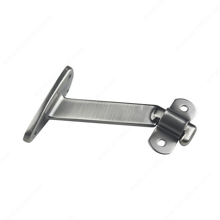 Extended Arm Heavy-Duty Handrail Bracket, Color/ Finish Antique Nickel