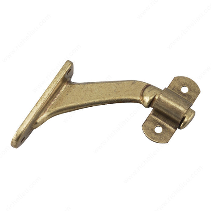 Heavy-Duty Handrail Bracket, Color/ Finish Antique Brass, Our Divisions Onward