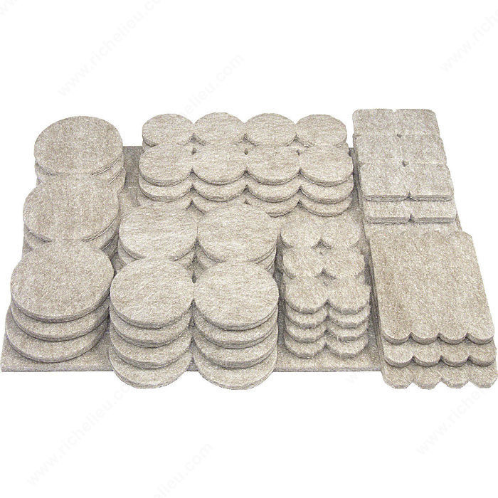 FELTAC Heavy-Duty Self-Adhesive Multipack Felt Pads, The original, the best in floor protection.,
