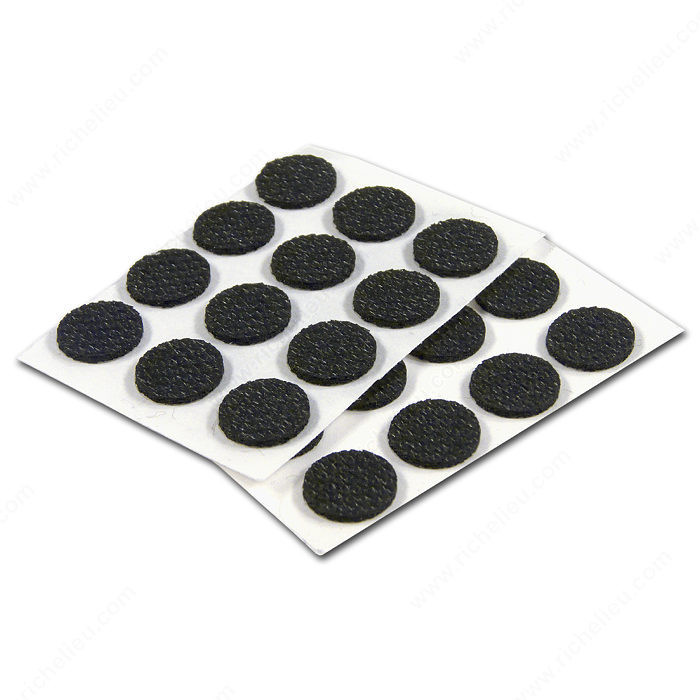 ANTISKID Self-Adhesive Round Nonskid Foam Pads, Diameter 1/2 in PRO-PACK 5