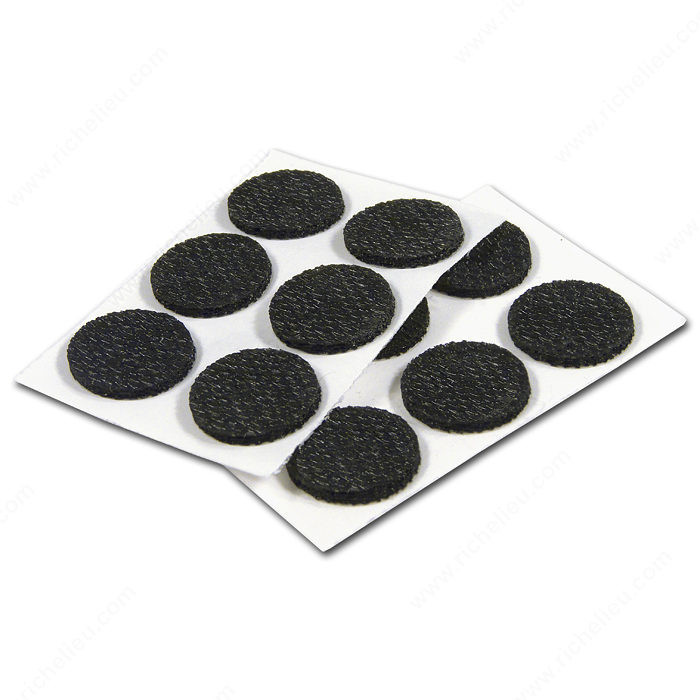 ANTISKID Self-Adhesive Round Nonskid Foam Pads, Diameter 3/4 in PRO-PACK 5