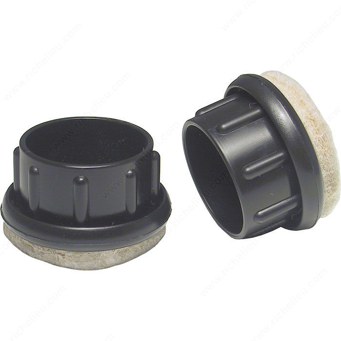 FUSION FELTAC Fused Felt on Insert Glides, Patented technology, Interior Dimensions Min. 29 mm, Shape Round / Flat PRO-PACK 3