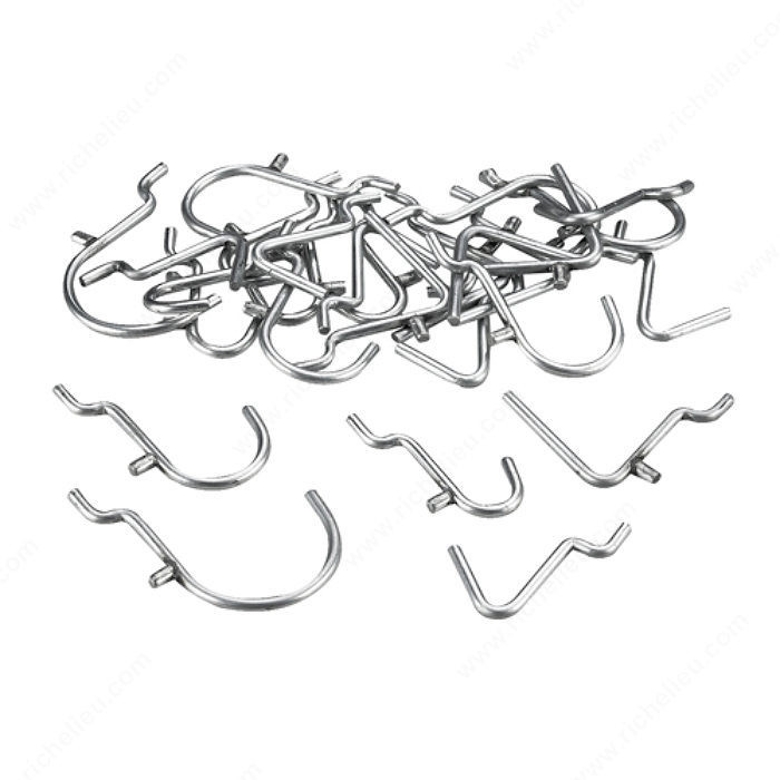 Utility Hooks for Pegboard PRO-PACK 2