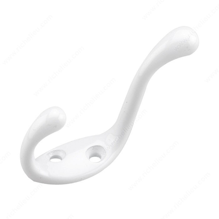 Utility Metal/Brass Hook - 235, Finish White