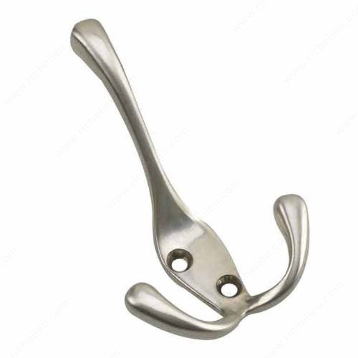 Utility Metal Hook - 236, Finish Brushed Nickel