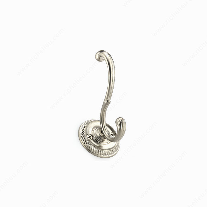 Classic Brass Hook - 3021, Finish Brushed Nickel, Our Divisions Onward