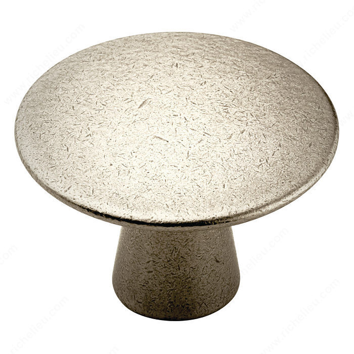 Transitional Zinc Knob - 24001, Finish Antique Nickel