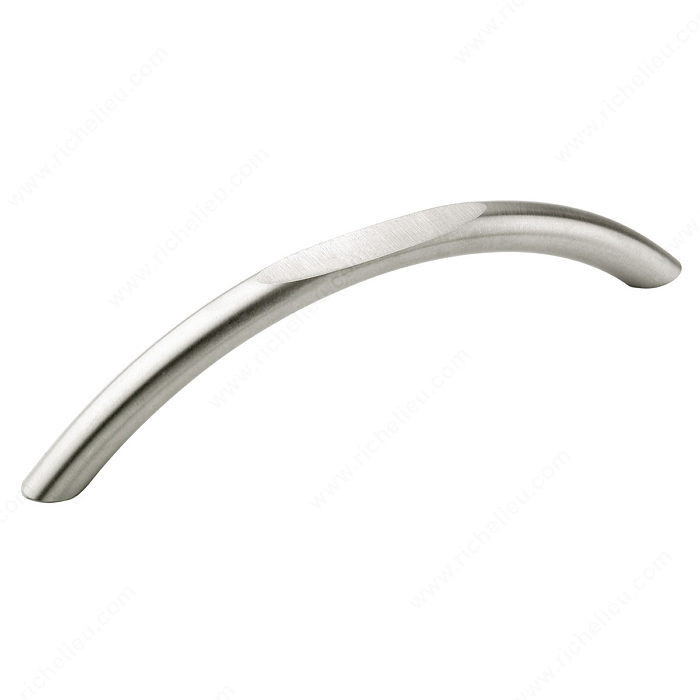 Contemporary Zinc Pull - 24016, Center to Center 128 mm, Material Stainless Steel