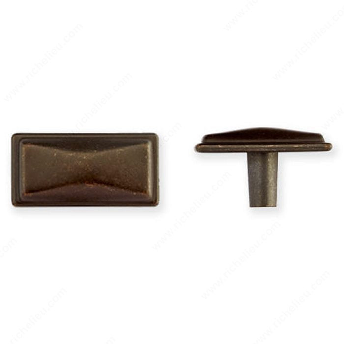 Traditional Metal Knob - 2409, Finish Old America PRO-PACK 2