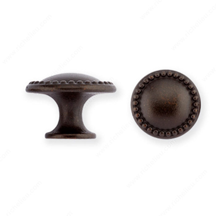 Traditional Metal Knob - 2422, Finish Old America PRO-PACK 2