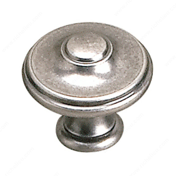 Traditional Brass Knob - 2440, Finish Faux Iron, Diameter - Overall Dimensions 30 mm