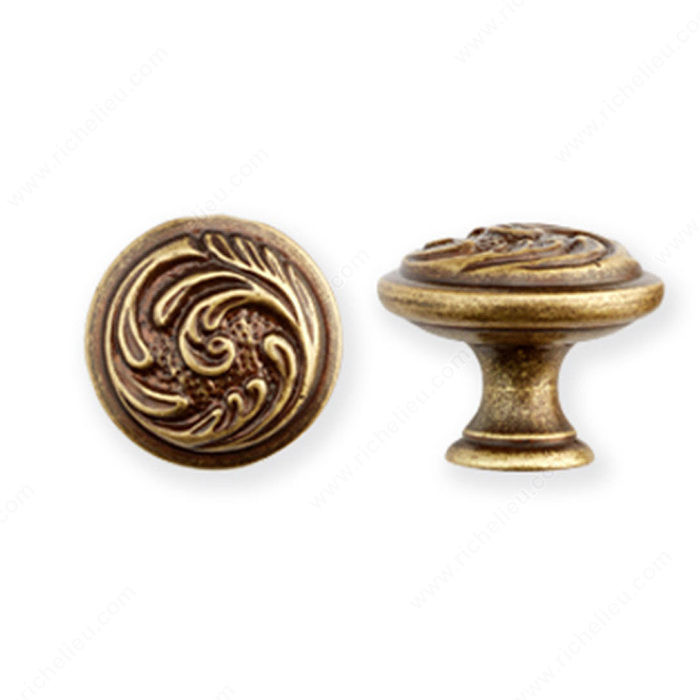 Classic Metal Knob - 24410, Finish Florence