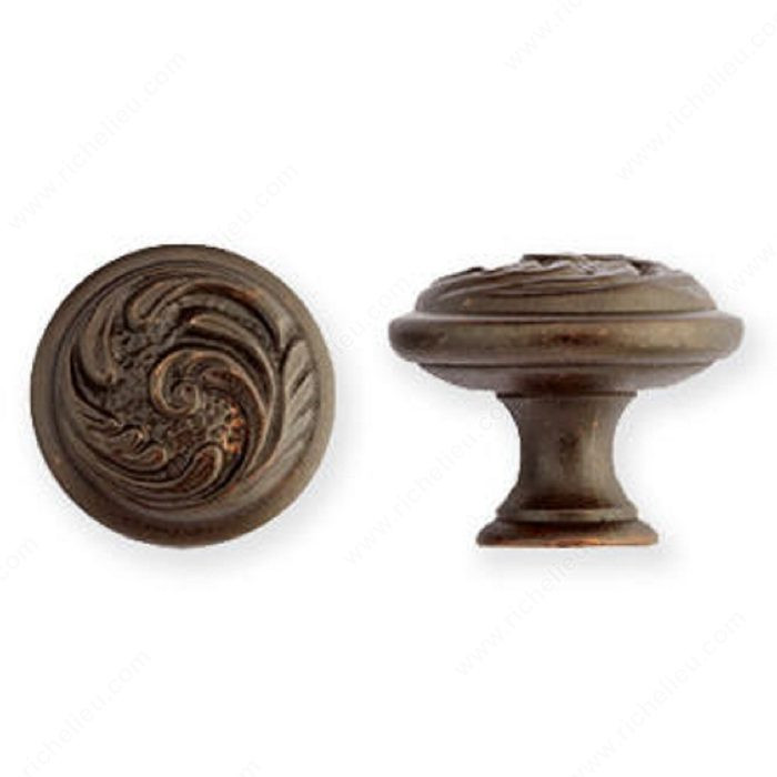 Classic Metal Knob - 24410, Finish Old America