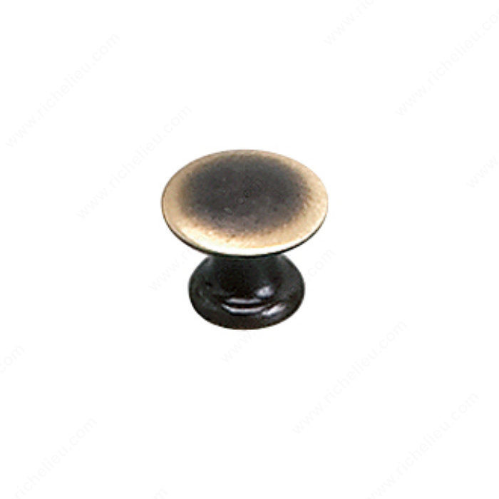 Traditional Solid Brass Knob - 2445, Finish Satin Bronze PRO-PACK 5