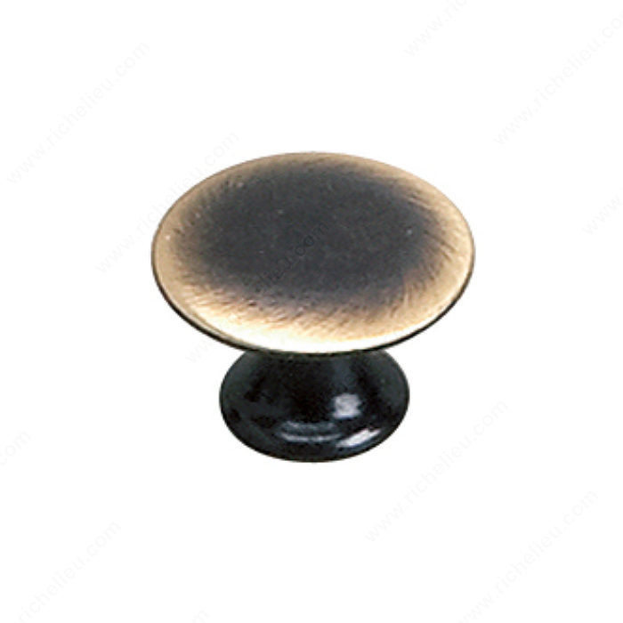 Traditional Solid Brass Knob - 2445, Finish Satin Bronze PRO-PACK 3
