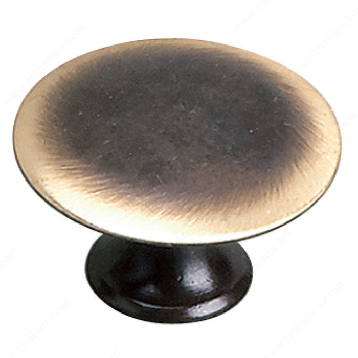 Traditional Solid Brass Knob - 2445, Finish Satin Bronze