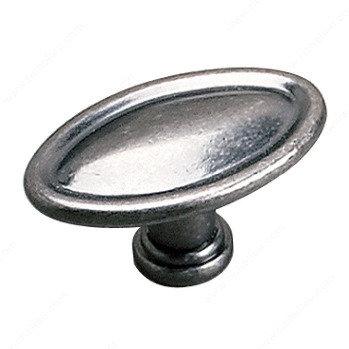 Traditional Brass Knob - 2446, Finish Faux Iron