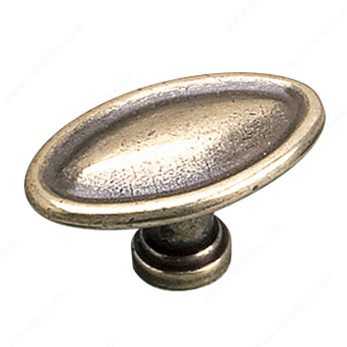 Traditional Brass Knob - 2446, Finish Burnished Brass