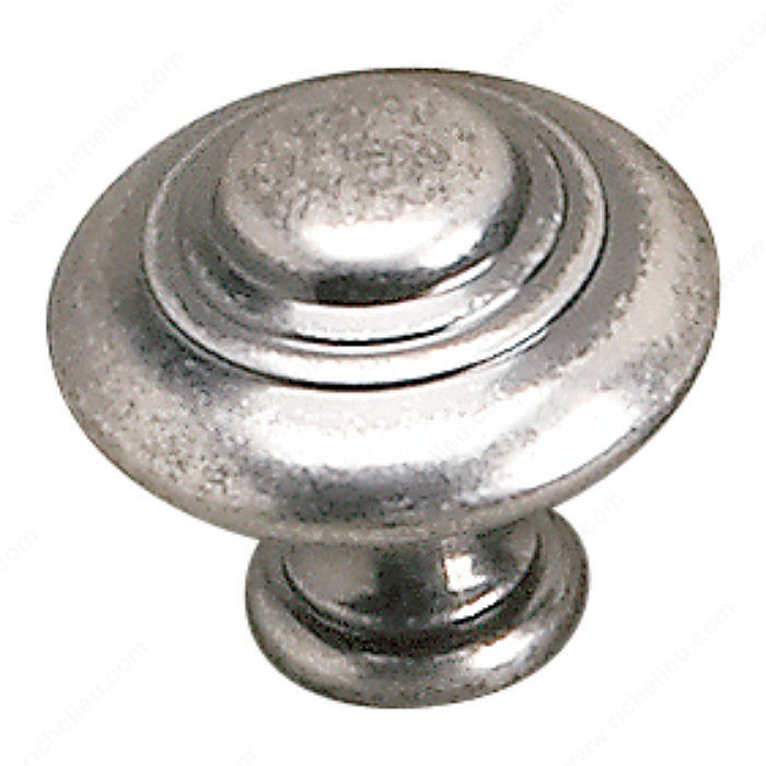 Traditional Brass Knob - 2448, Finish Faux Iron, Diameter - Overall Dimensions 35 mm