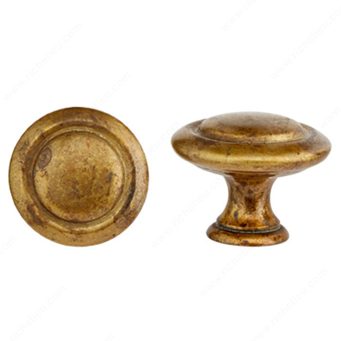 Traditional Brass Knob - 2449,PRO-PACK 2