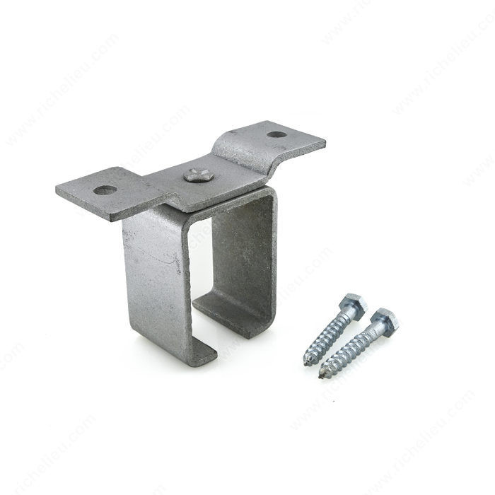 Single Galvanized Steel Low Box Rail Bracket - Overhead Mount 24648080GAV
