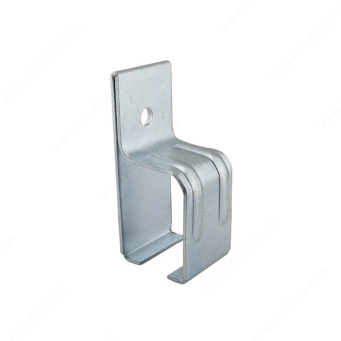 Single Zinc Plated Steel Box Rail Bracket - Wall Mount, To hang box track rails to the side of the building,PRO-PACK 2