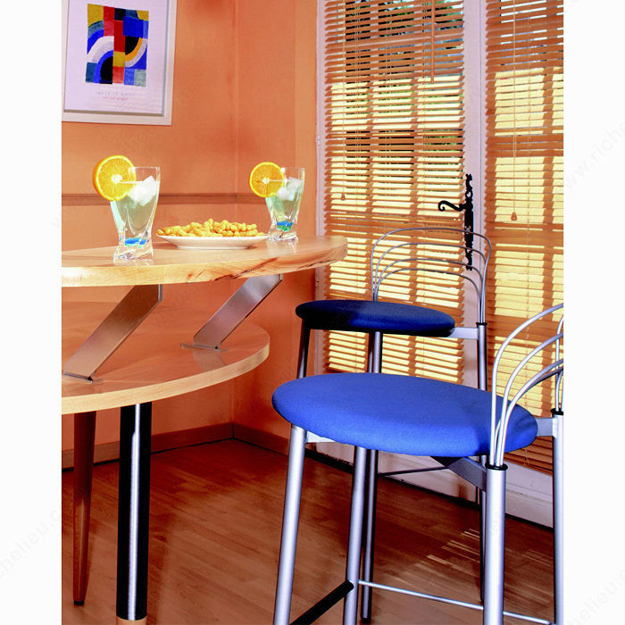 Decorative Inclined Bar Consoles - 2506175, Length 300 mm, Finish/Colour Chrome