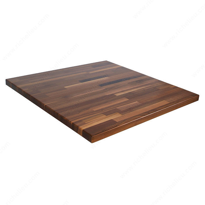 Countertops in Blended Wood, Width 48 in, Wood Species Walnut
