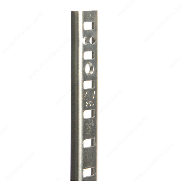 5/8 U-Shaped Metal Pilaster, Length 12 in, Color/Finish Zinc PRO-PACK 10
