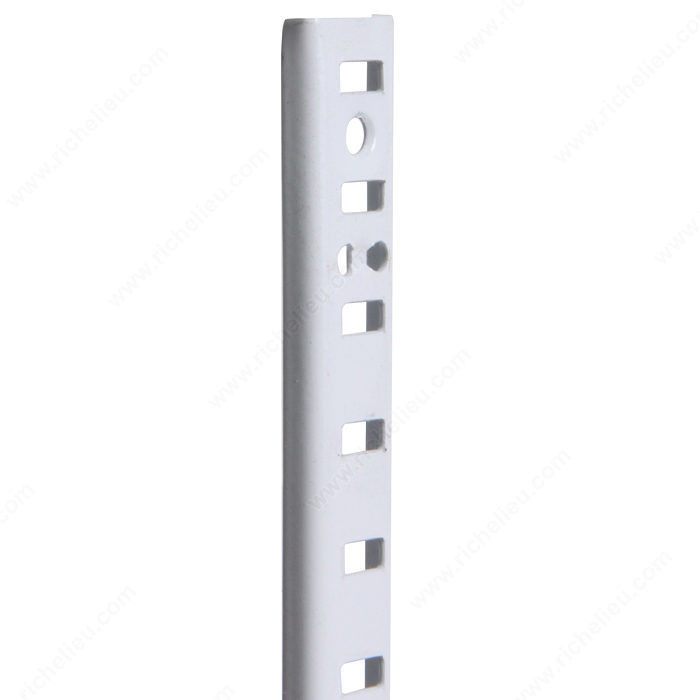 5/8 U-Shaped Metal Pilaster, Length 48 in, Color/Finish White PRO-PACK 5
